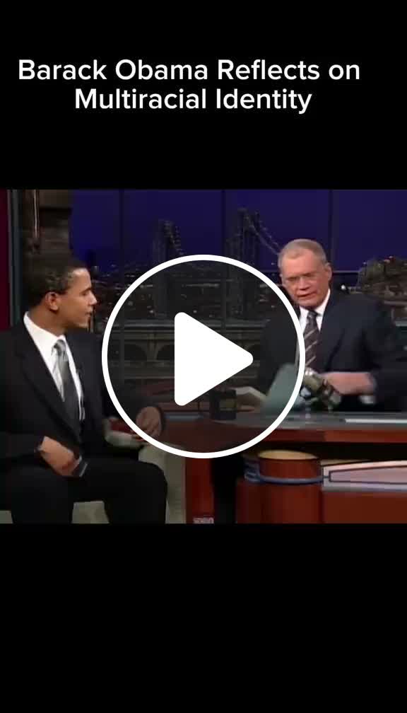 Barrack Obama reflects on Multiracial Identity. listen ????