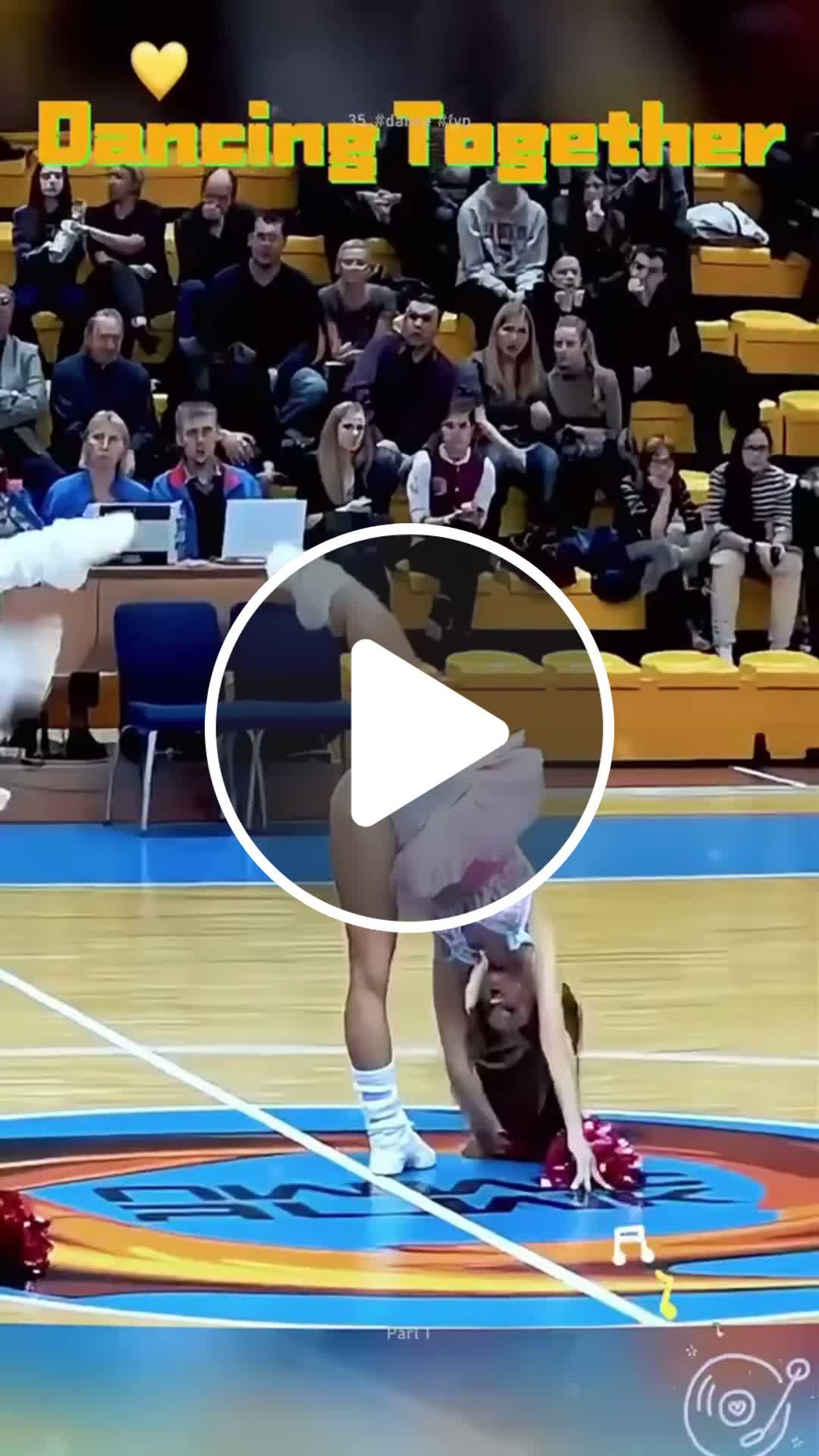 when the audience decide to dance from a distance with the crew #funny ...