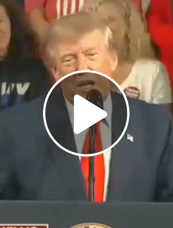 President Trump tells cheering crowd: 