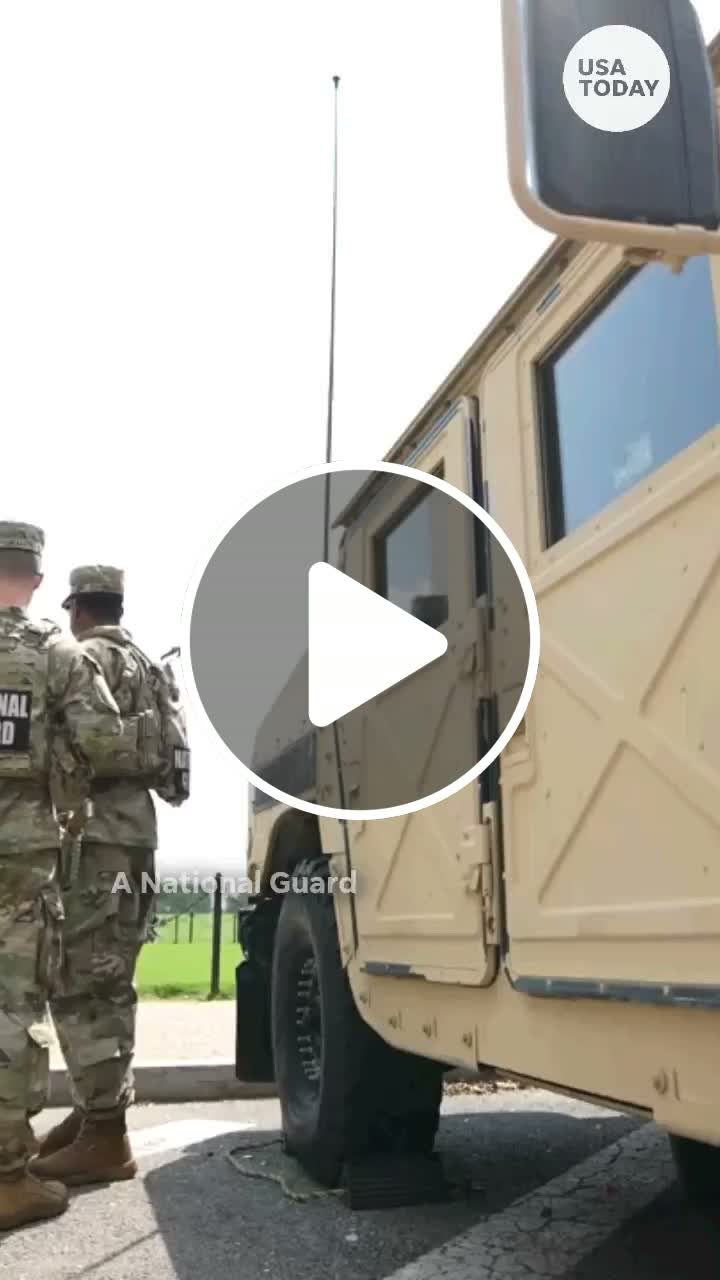 Why was a National Guard member arrested in Washington DC?