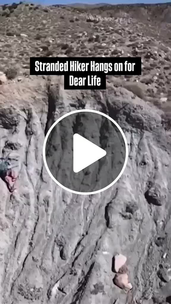 Heartstopping video showed a woman desperately clinging to the side of ...