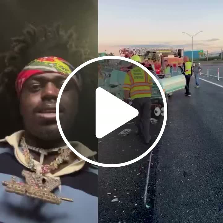 Kodak Black’s old-school car was spotted completely wrecked on the ...