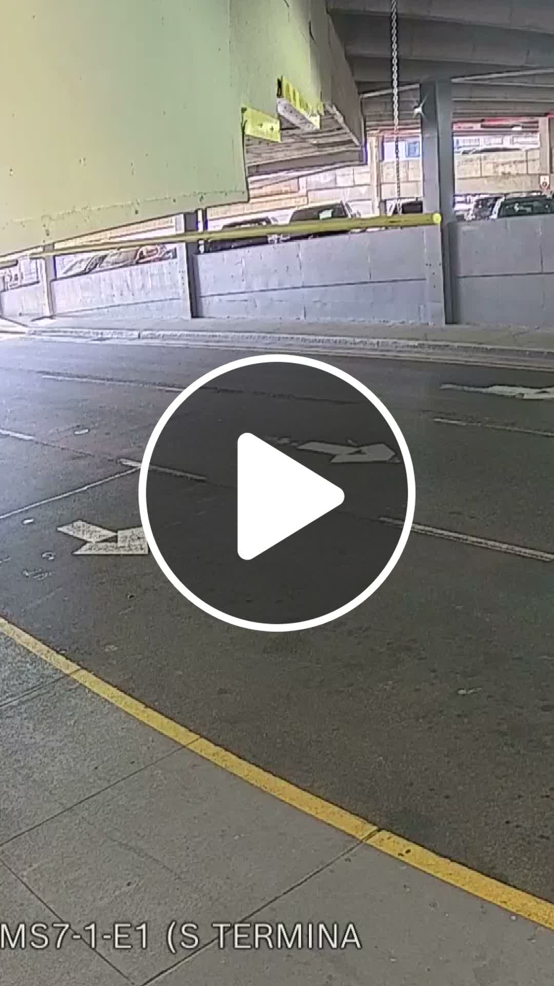 Bus hits overhead height barrier at Atlanta airport, pole crashes ...