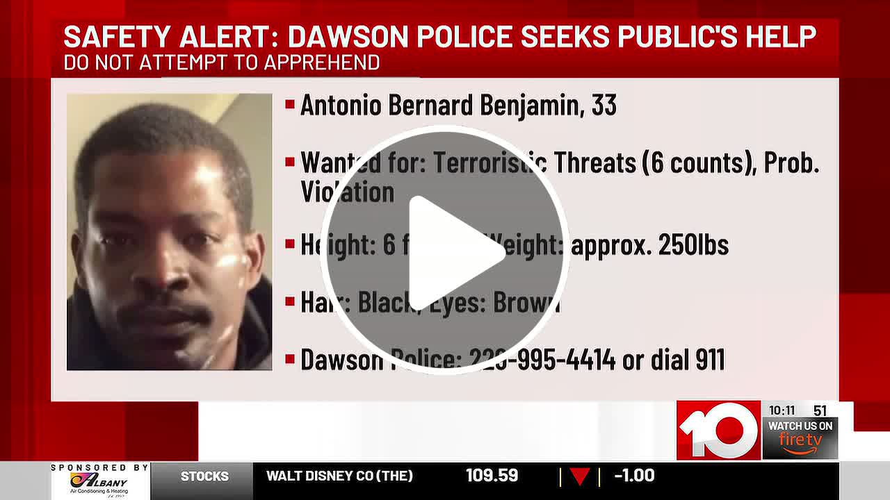 Dawson police seek the public’s help in finding a man wanted on ...