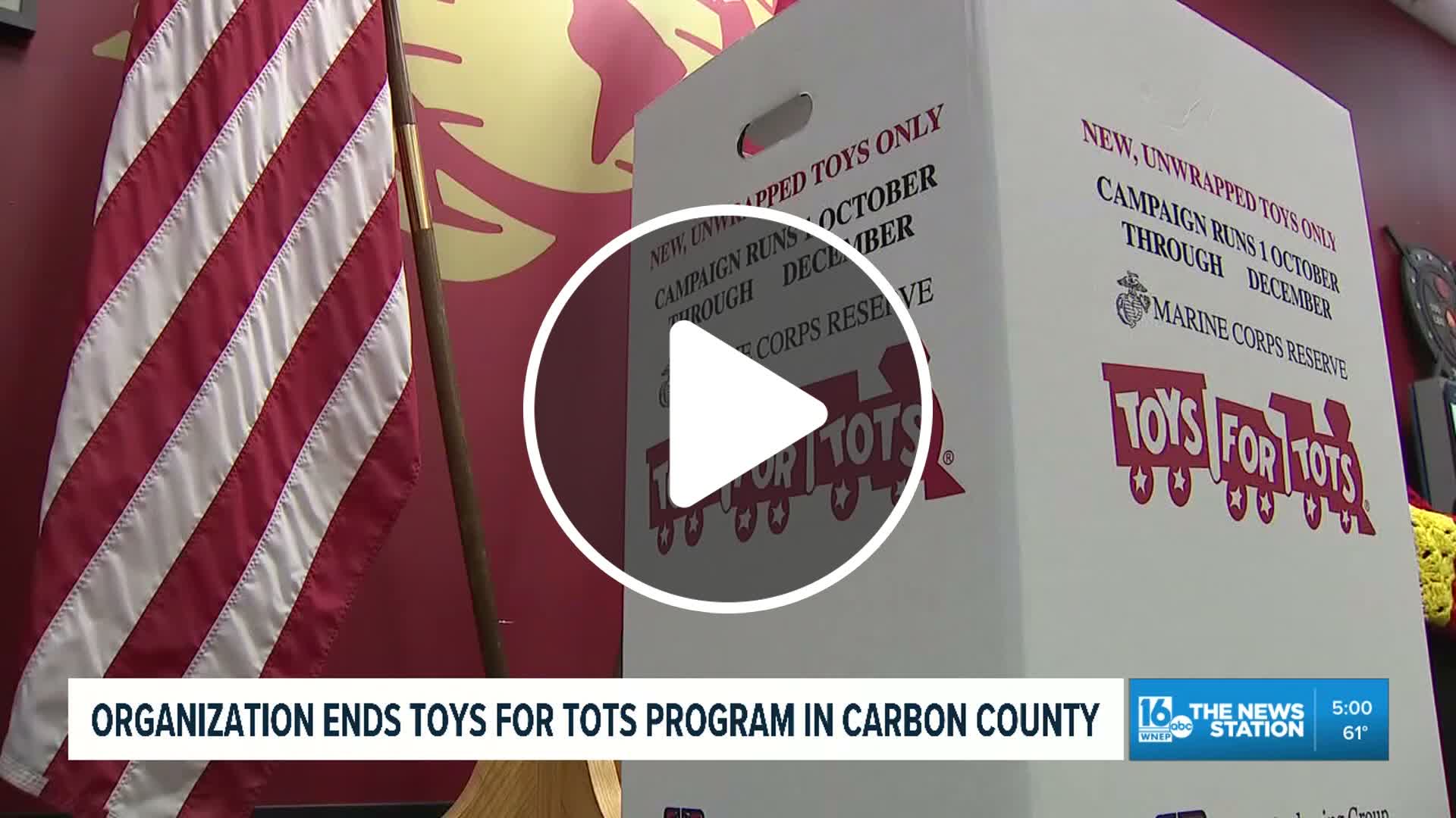Organization ends Toys for Tots program in Carbon County - NewsBreak
