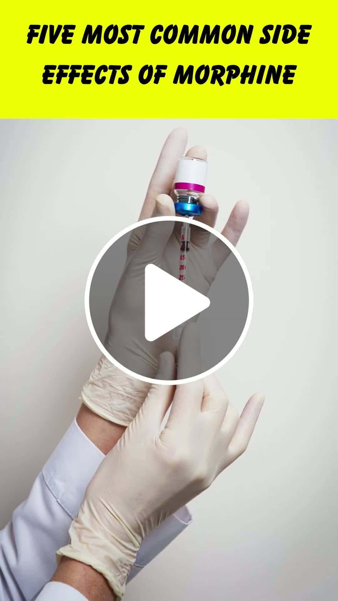 These Are The Five Most Common Side Effects Of Morphine - NewsBreak