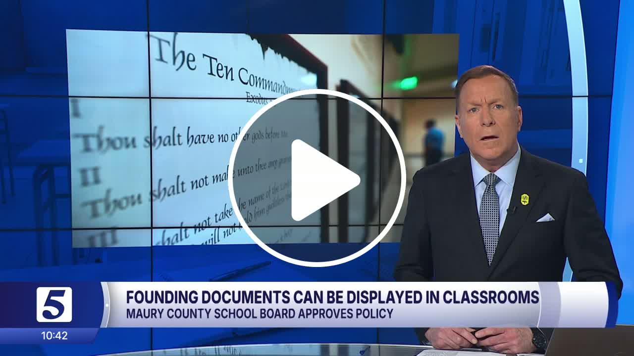 Maury Co. School Board approves Ten Commandments in classrooms - NewsBreak