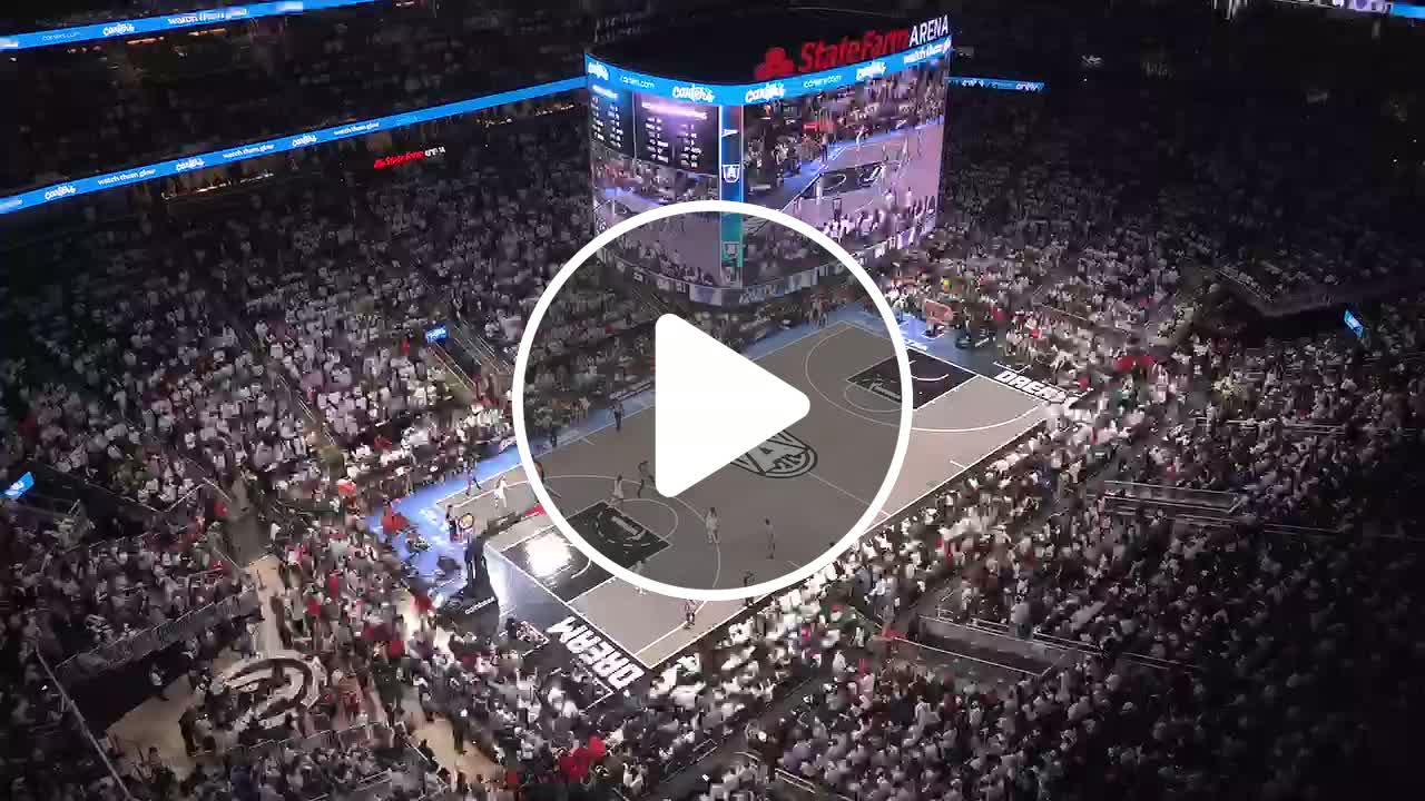 From Dream to Hawks: A timelapse of State Farm Arena changing courts ...
