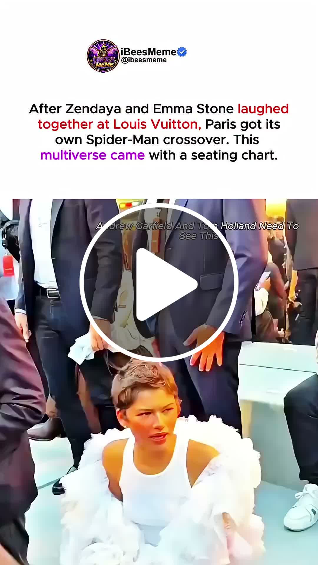 Zendaya & Emma Stone Shared a Laugh at Louis Vuitton—A Spider-Man ...