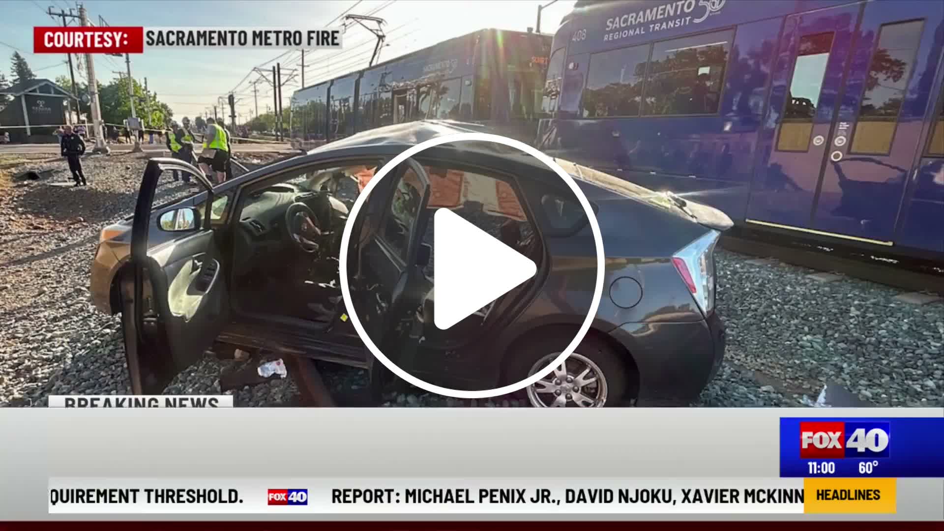 1 dead, 2 injured in crash between car, light rail train in Rancho ...