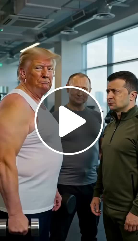 Trump and Putin are feeling strong at the gym… but Zelensky has other ...