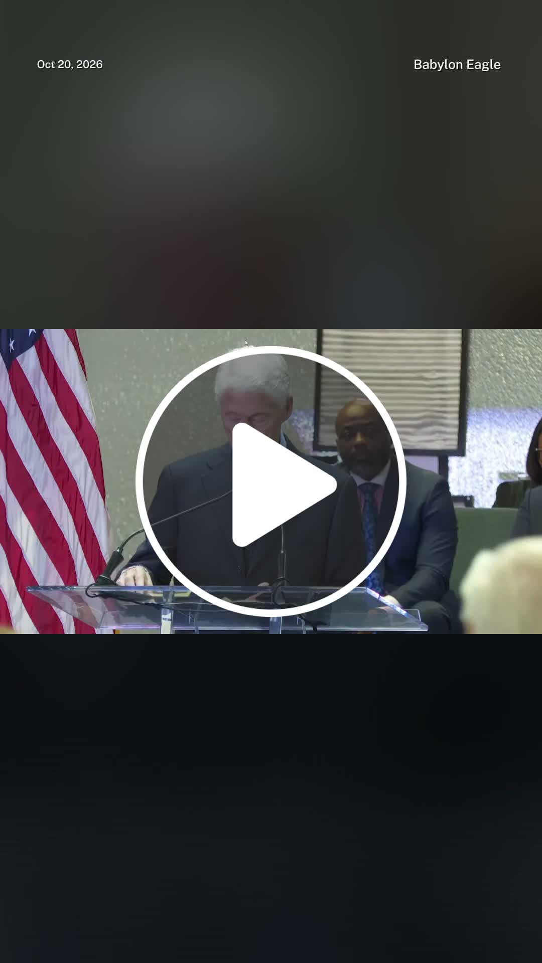 🇺🇸 WATCH | Bill Clinton Calls for Religious Understanding and Respect ...