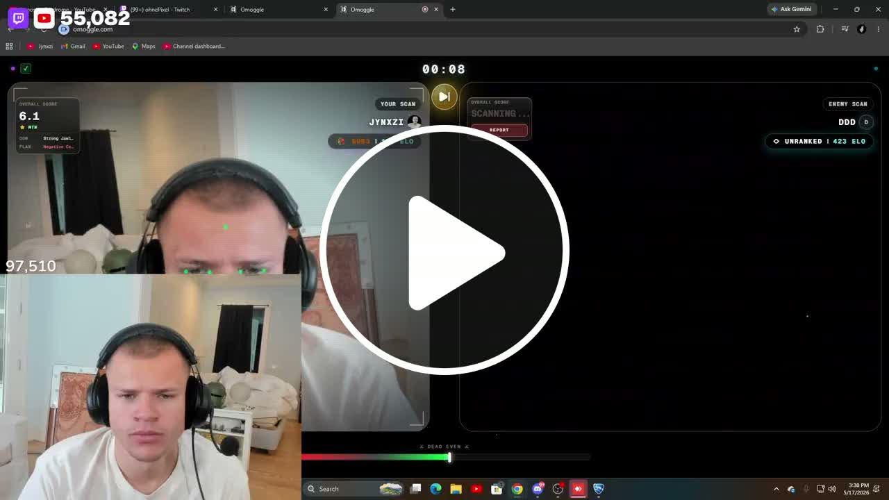 Jynxzi lost it after getting out MOGGED by a kid with down syndrome 😭 ...