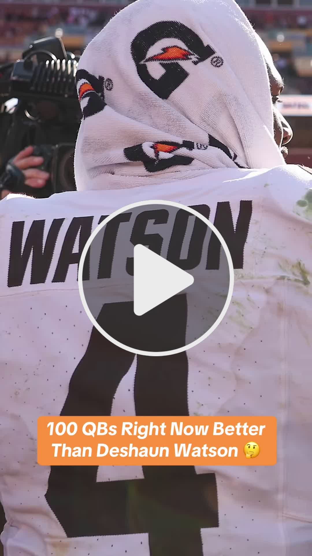 Are There 100 QBs Better Than Deshaun Watson right now pardonmytake ...