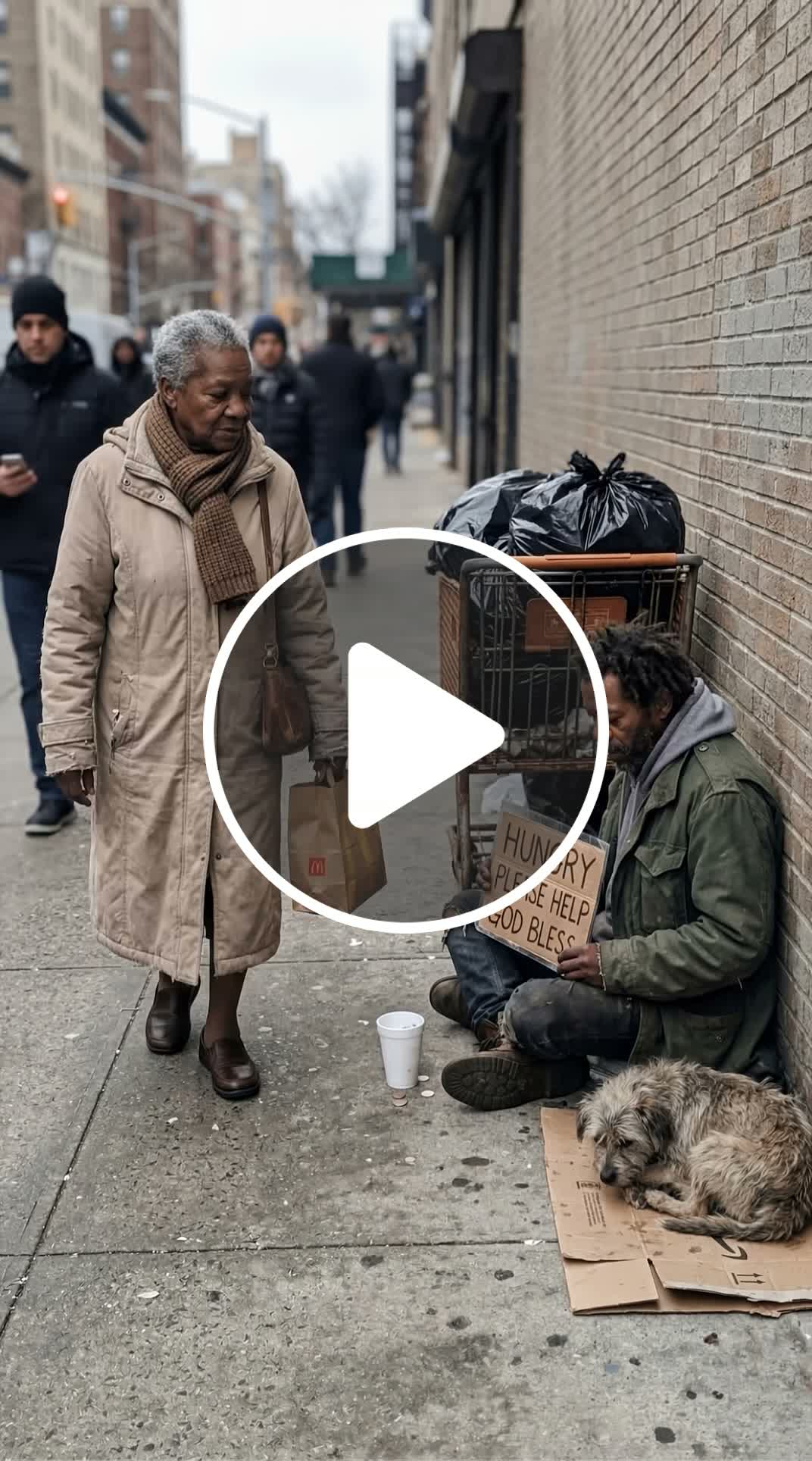 Woman Helps Homeless Man Gets Unexpected Surprise - NewsBreak