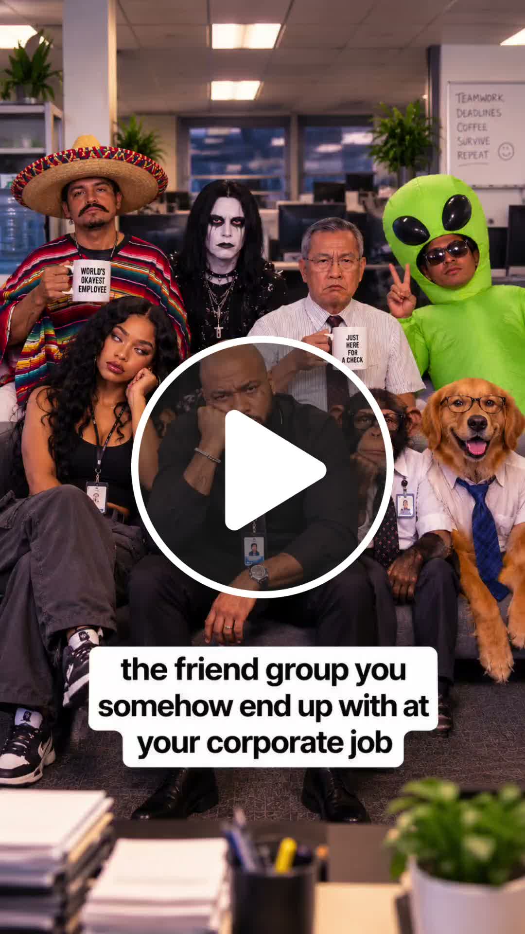Viral Workplace Meme Perfectly Captures the Random Friend Groups People ...