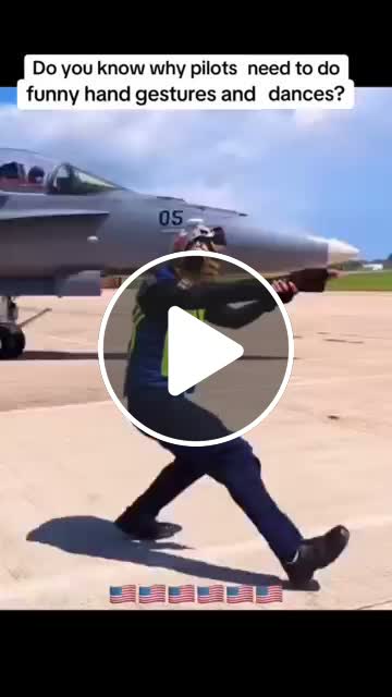 Do you know why pilots need to do funny hand gestures and dances?#usa # ...