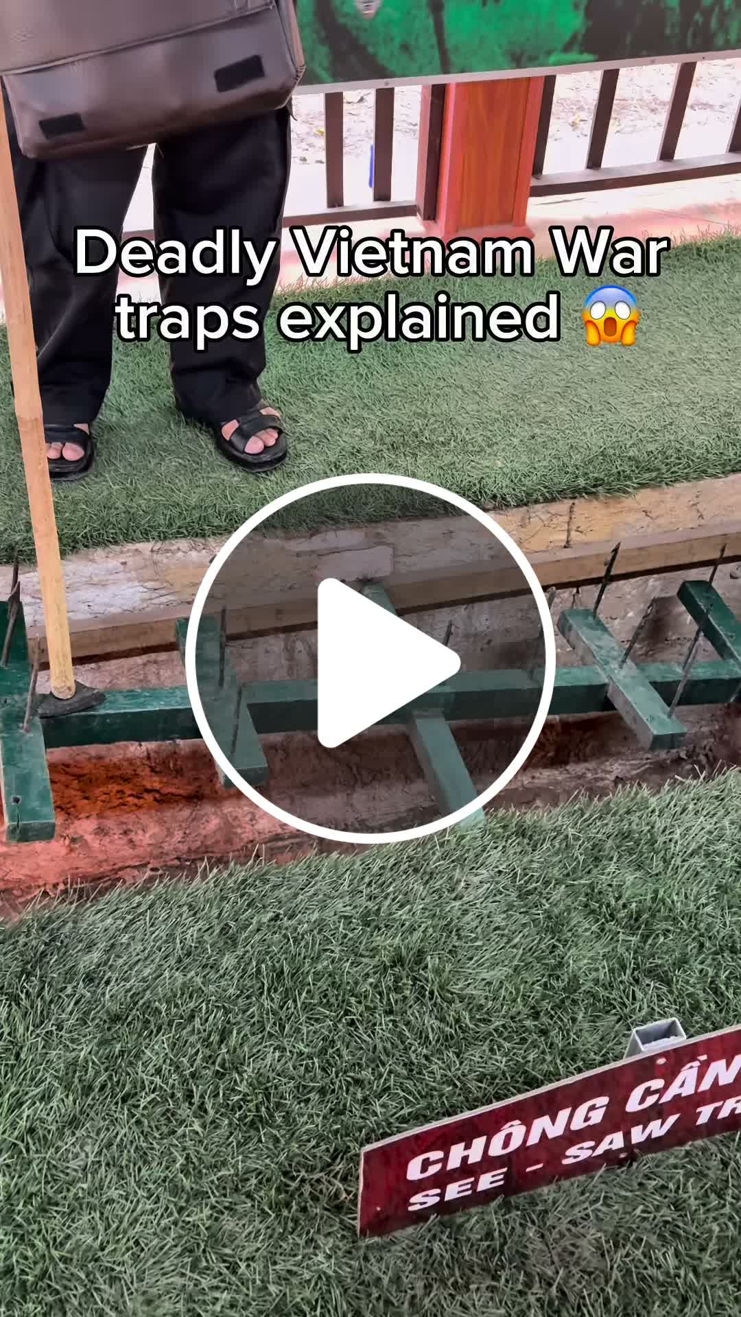 #FirstVideoChallenge Vietnam War traps explained without filters by our ...