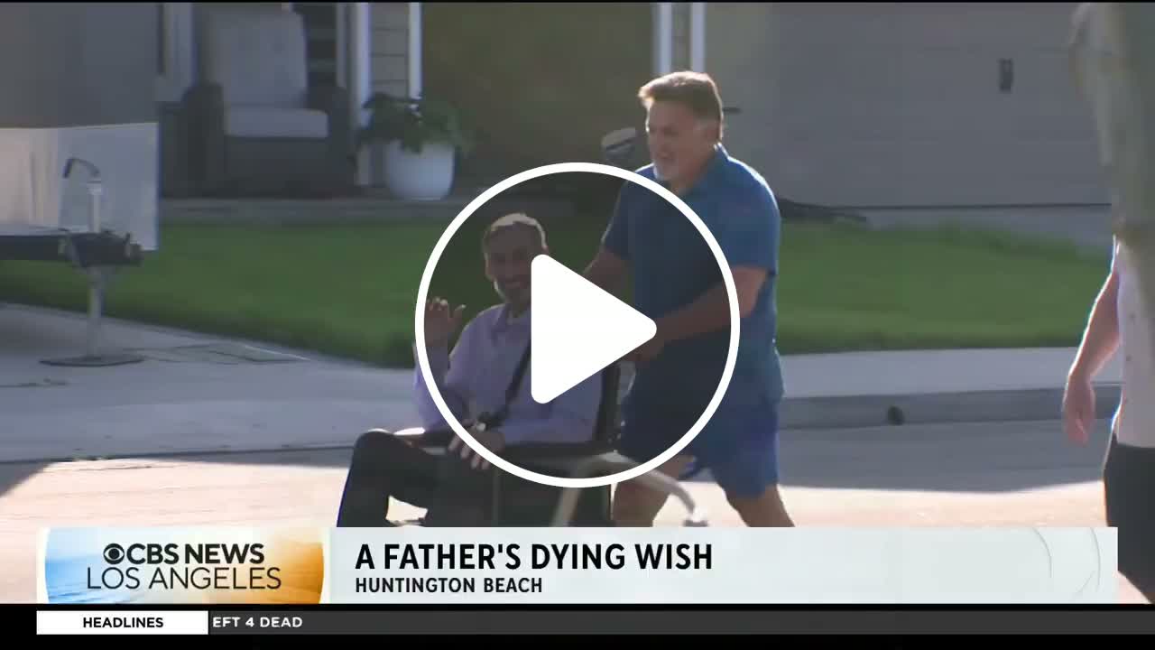 The dying wish of an Orange County, California, man has come true: To ...