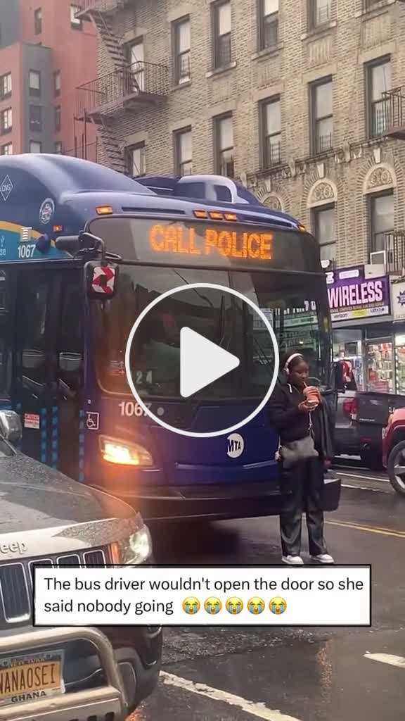 Super brave.. bus driver standinfrontofbus city 61119 #trend - NewsBreak