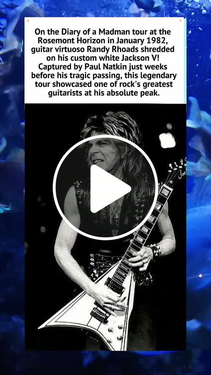 Randy Rhoads Live on Ozzy Osbourne_s Tour_ (1982) - NewsBreak