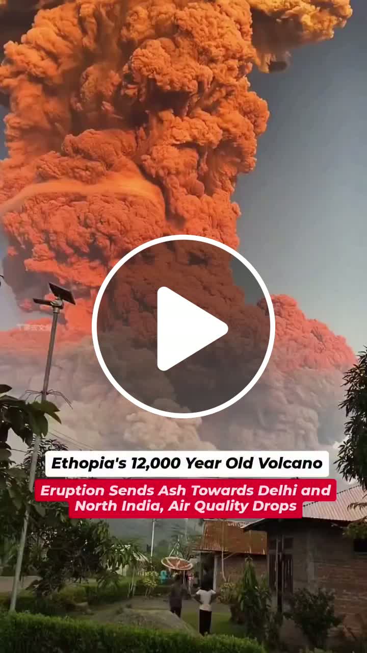 This is Ethiopia's Hayli Gubbi volcano erupting for the first time in ...