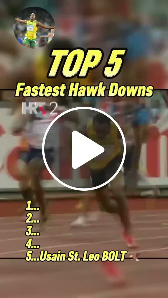 Top 5 Fastest Hawk Down Moments in Sprinting History! - NewsBreak