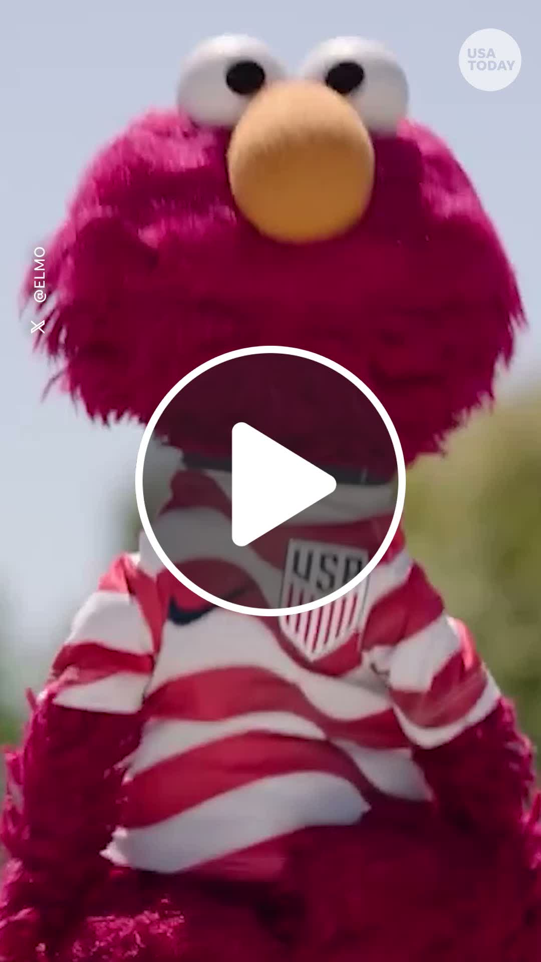 Elmo cheers on Team USA in World Cup after Knicks controversy - NewsBreak