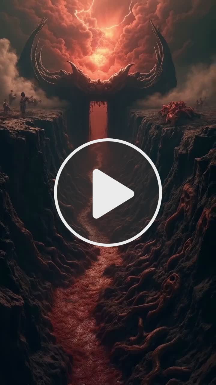 I asked AI to show me Hell... #satan #demon #christianity #islam #aiart ...