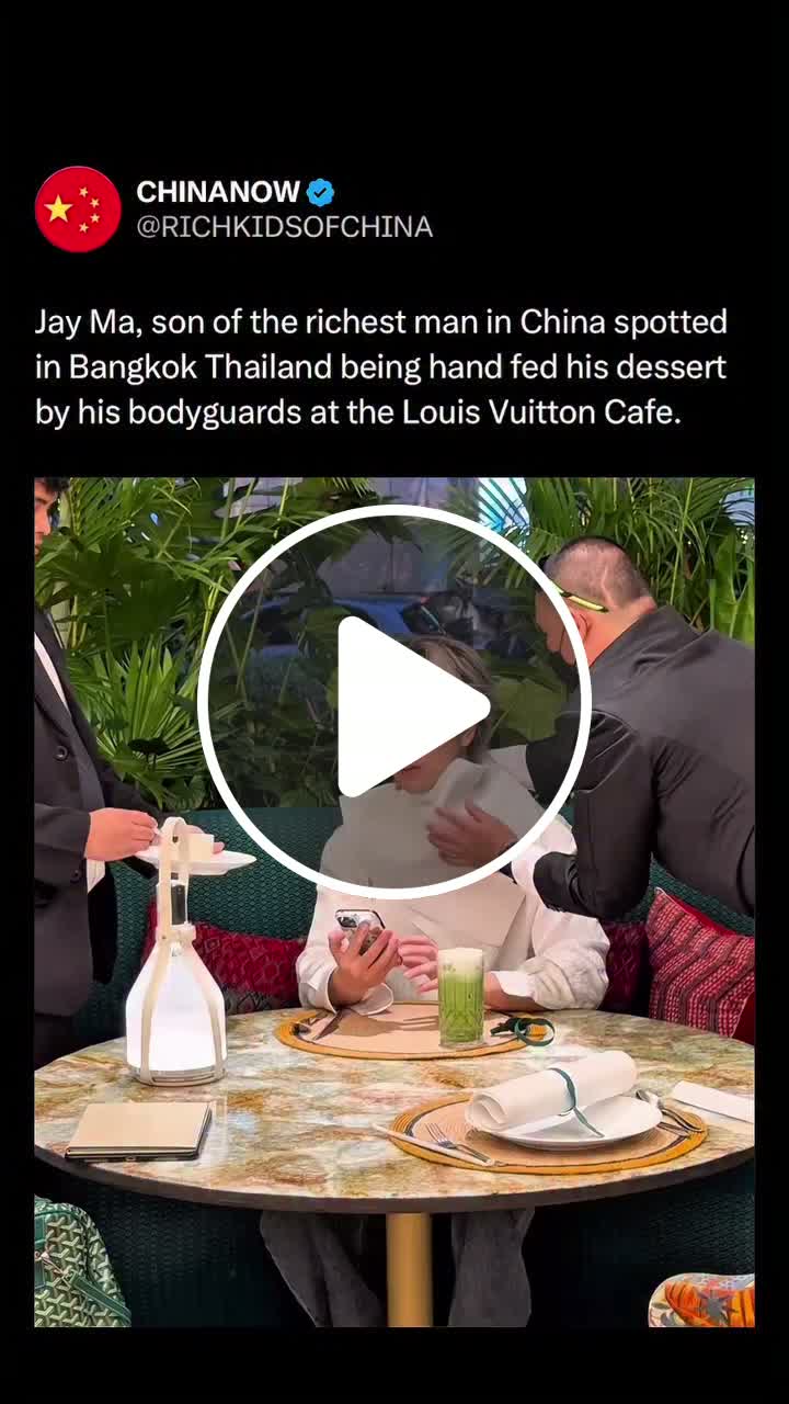 Jay Ma, Son of the Richest Man in China Spotted In Bangkok Thailand(02)