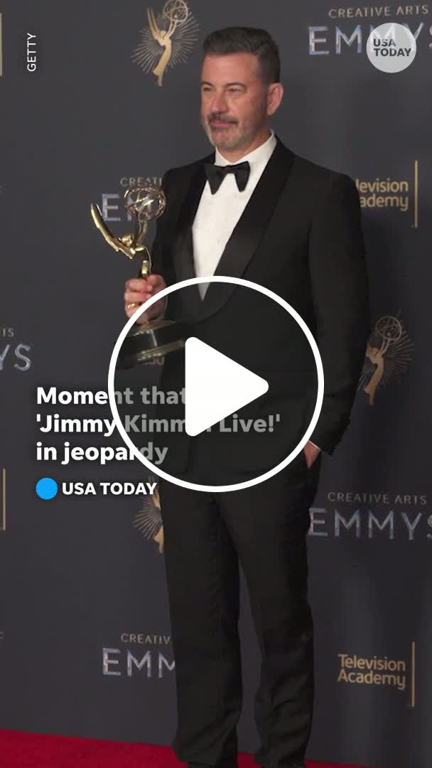 Moment Jimmy Kimmel's Charlie Kirk remarks put his show in jeopardy ...
