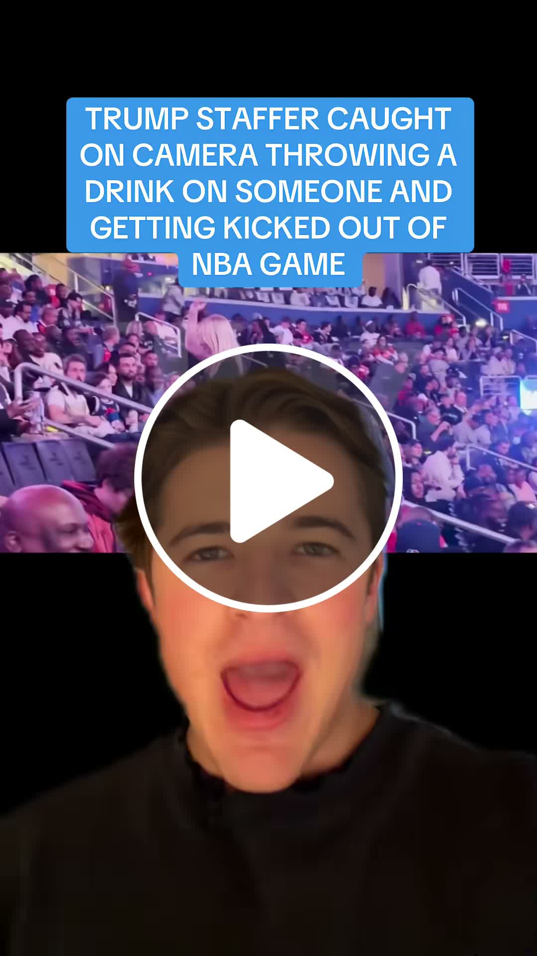 Major drama in the crowd! Here is a breakdown of the moment a Trump ...