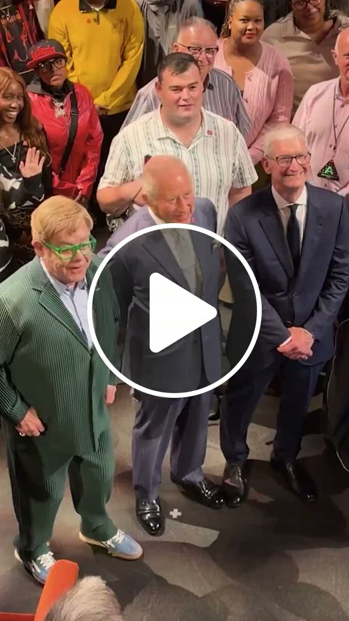 King Charles was joined by music royalty Sir Elton John, husband David ...