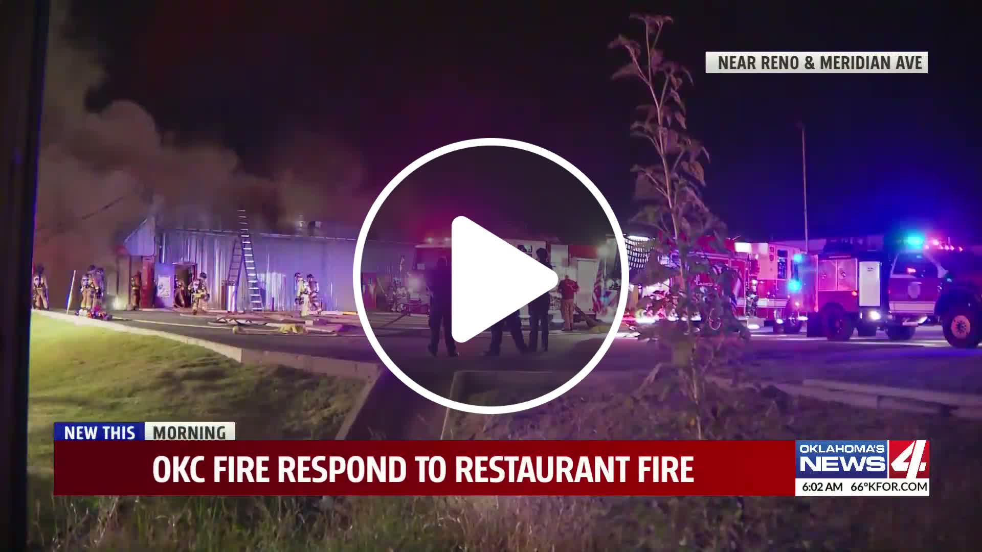 Oklahoma City fire crews battle restaurant fire - NewsBreak