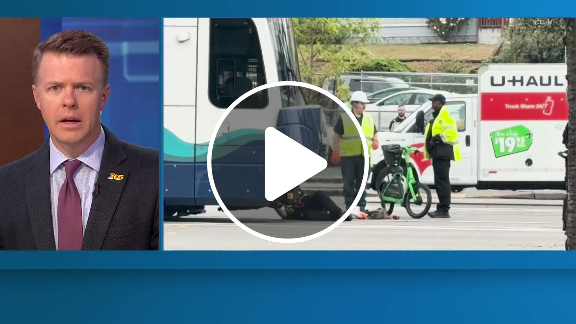 Man riding Lime glider hit by light rail train - NewsBreak