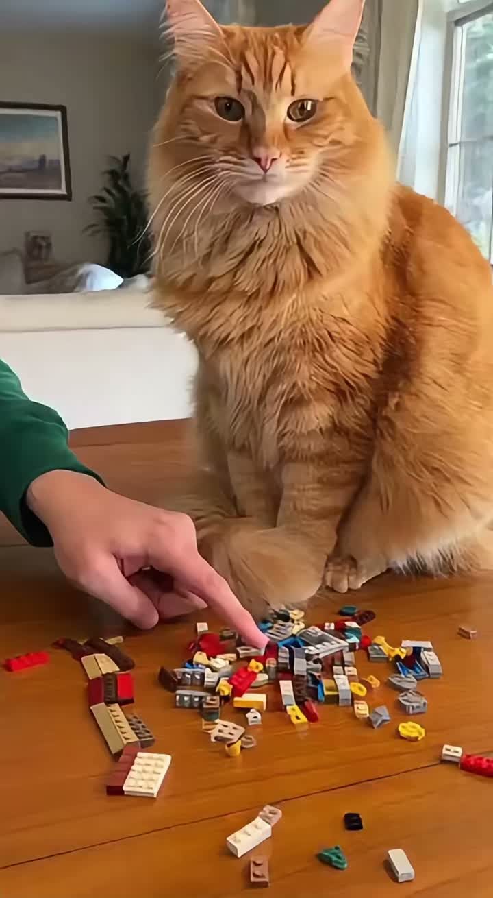 Sneaky cat causing adorable trouble 🐾 #Cat #FunnyPets - NewsBreak