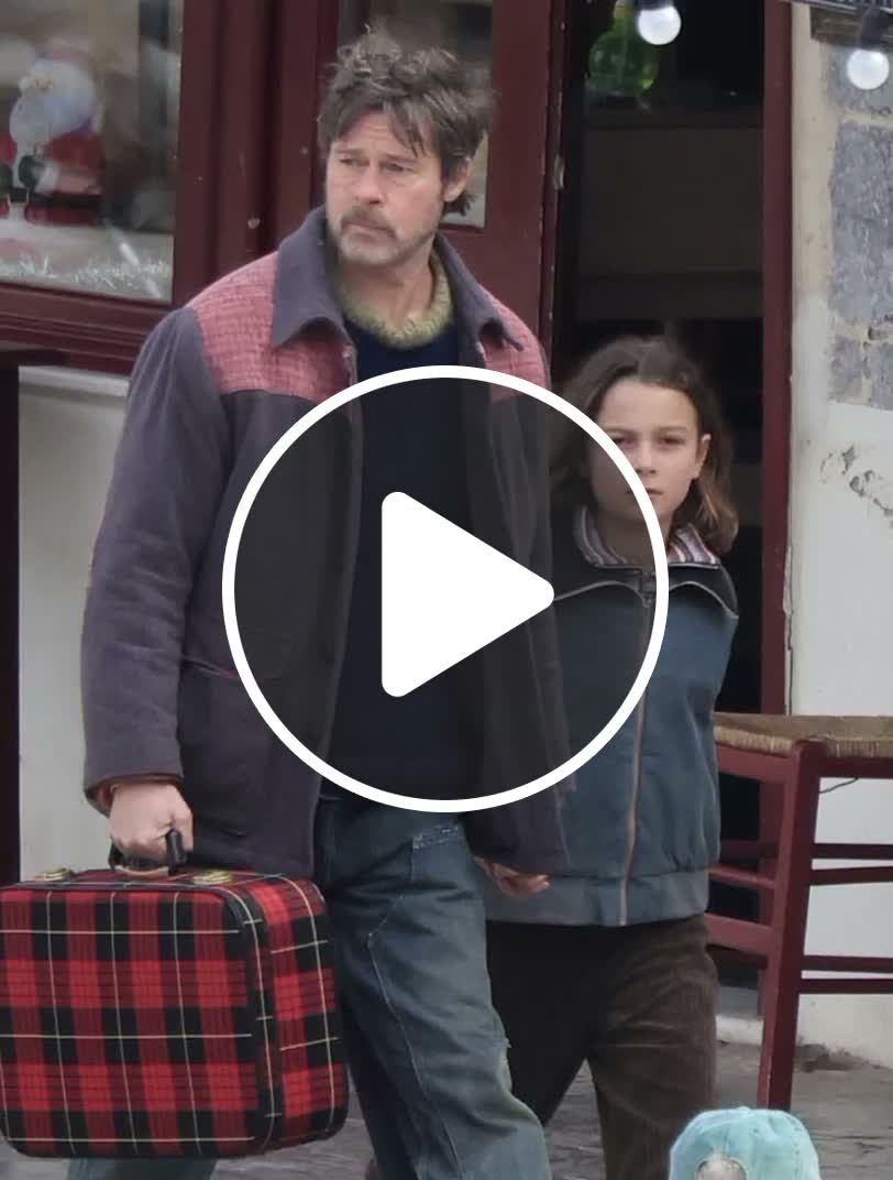 Brad pitt spending time with his daughter coco after angelina jolie ...
