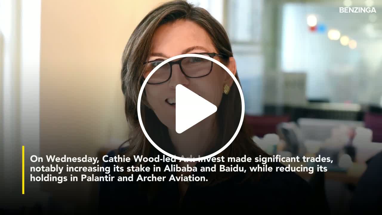 Cathie Wood Goes Big On Chinese Tech- Ark Invest Places $26 Million Bet On  Alibaba And Baidu, Dumps Palantir Stock - NewsBreak