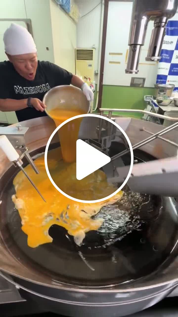 Were With The Fried Rice Master Niiyamanaoto Who Tries Out A Machine ...