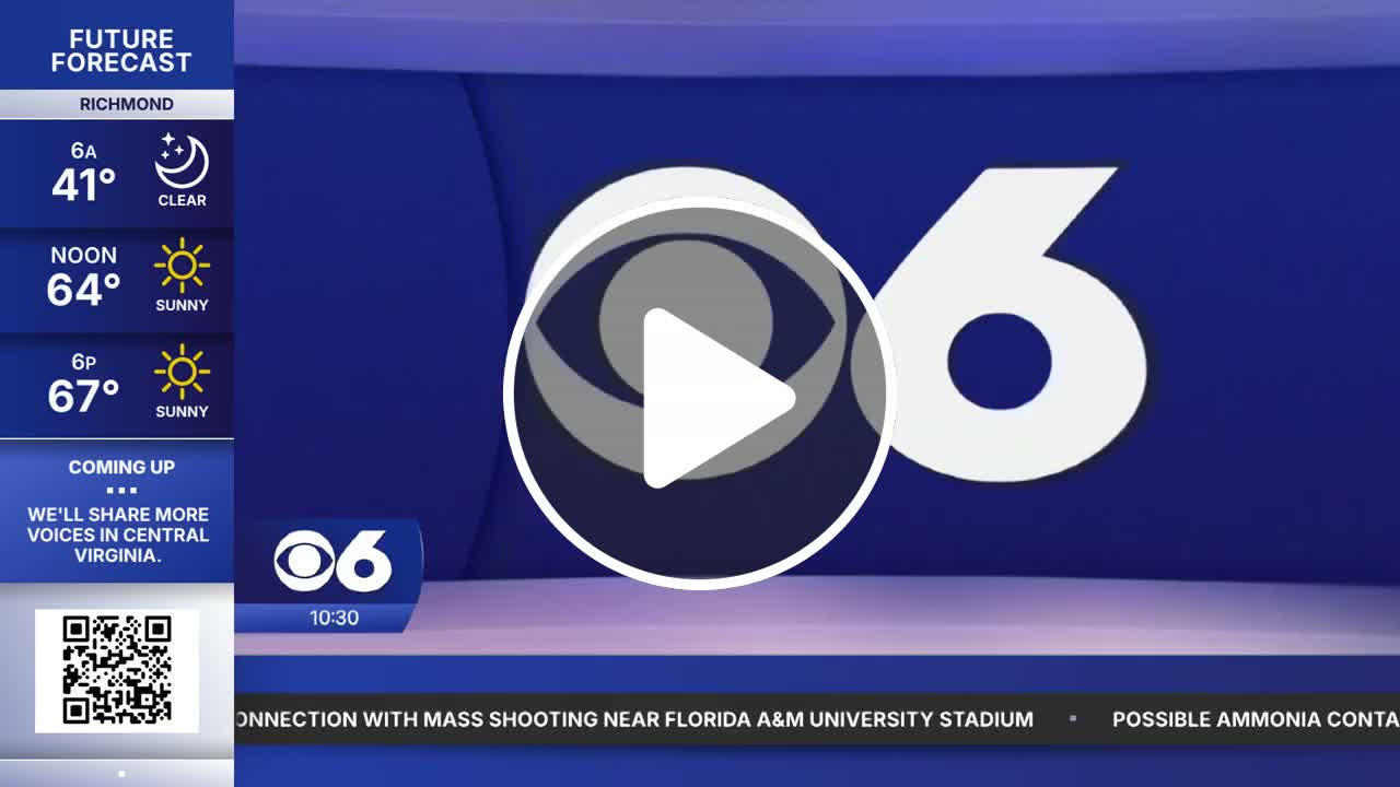 WTVR Latest Headlines and Weather: Monday, Oct. 26, 2026 - NewsBreak