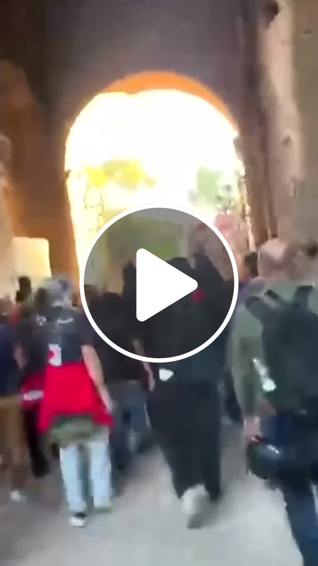 Roman Colosseum in chaos after protesters storm the gates - NewsBreak