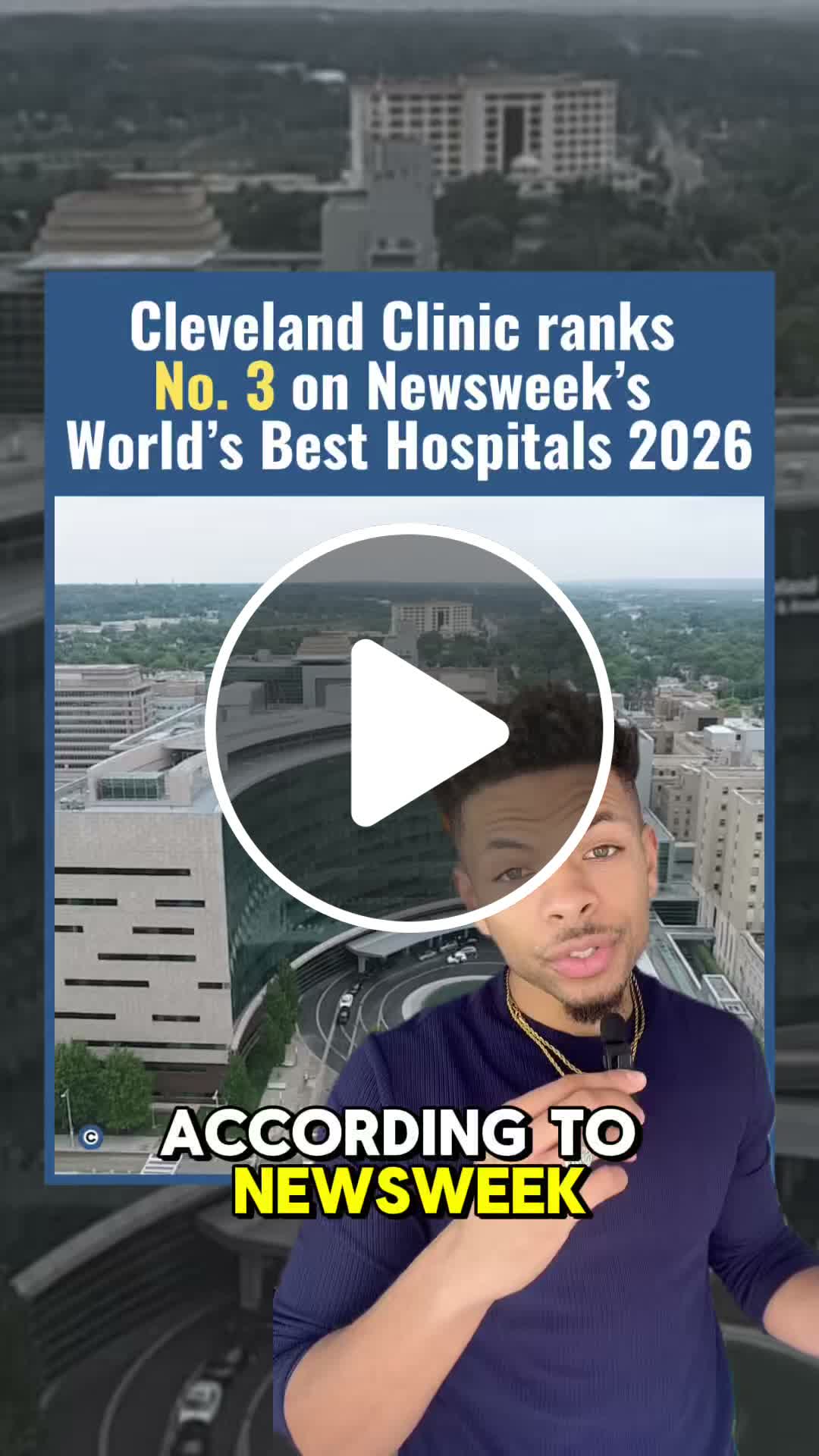 Cleveland Clinic ranks No. 3 on Newsweek'sWorld's Best Hospitals 2026 ...