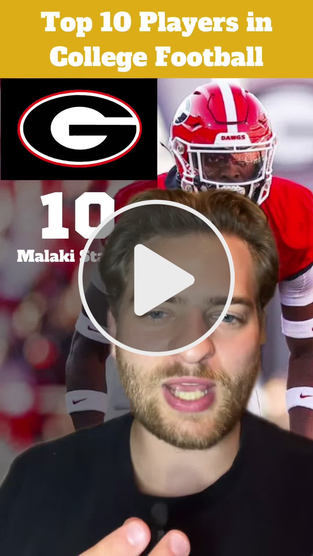 The top 10 players in college football cfbudge cfb top10 greenscreen ...