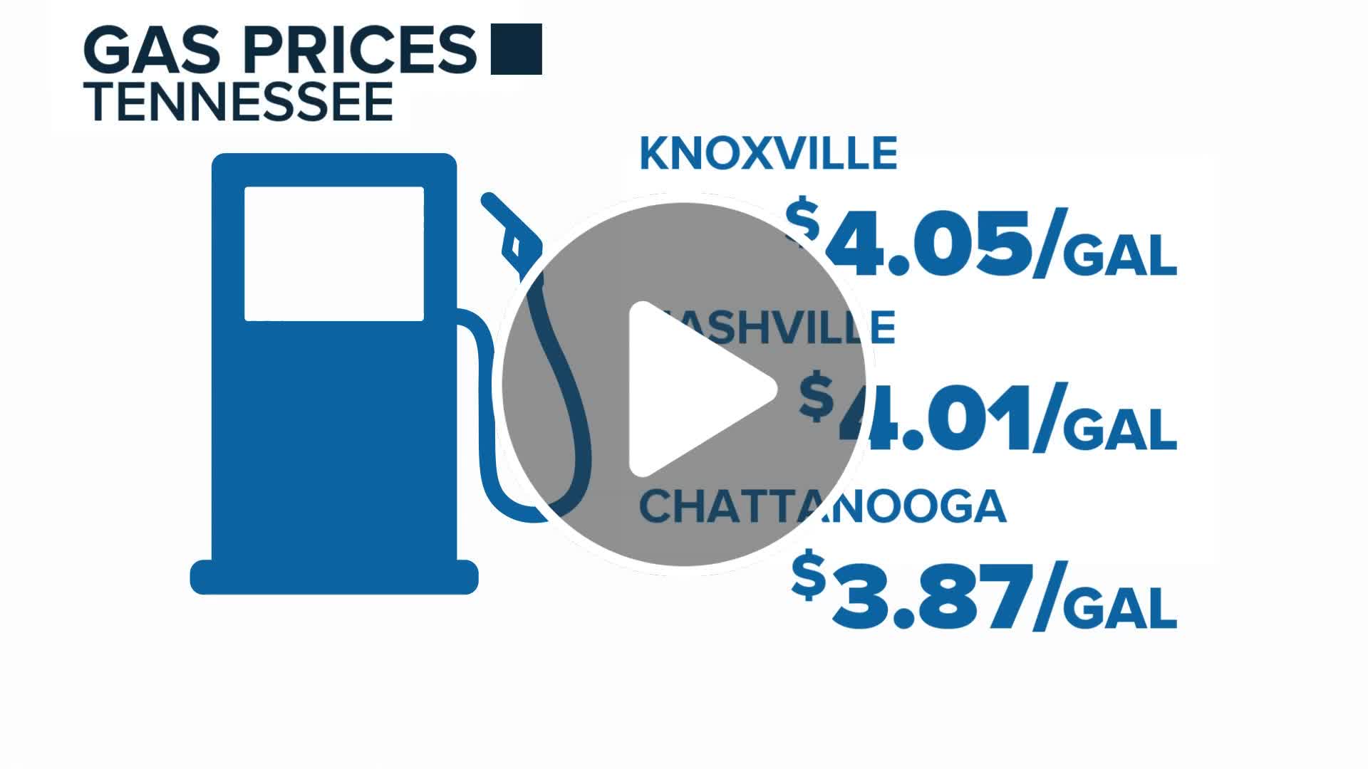 Gas prices are still above $4 in Knoxville - NewsBreak