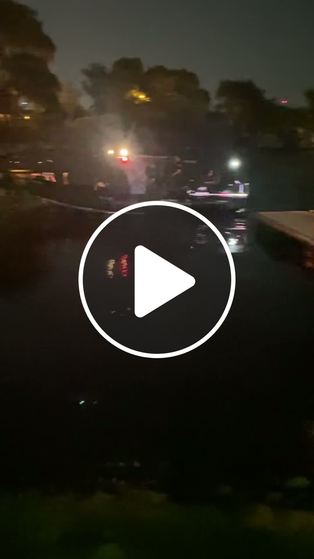 Police & Firefighters Joint Water Rescue Operations last night # ...