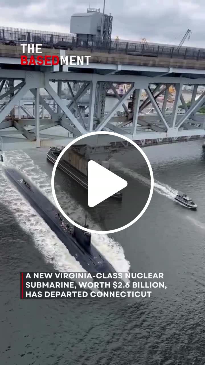 New Virginia Class attack Submarine Worth $2.6 Billion Has Departed ...