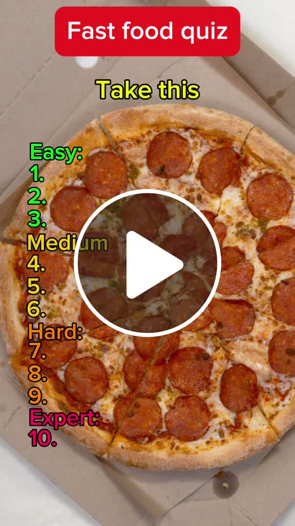 Fast food quiz. quiz challenge QuizTime DailyQuiz funquiz FoodTok 85718 ...