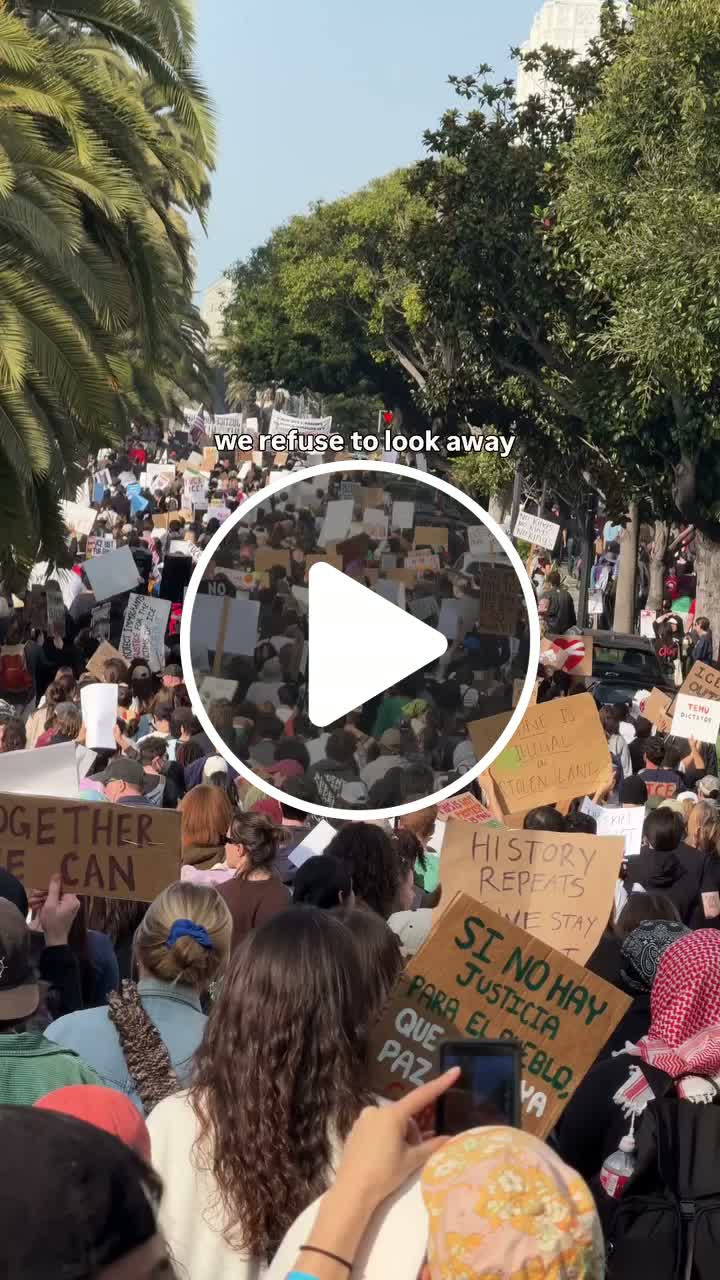 San Francisco ICE Out Protest ♥️ People are not policies. Immigrants ...