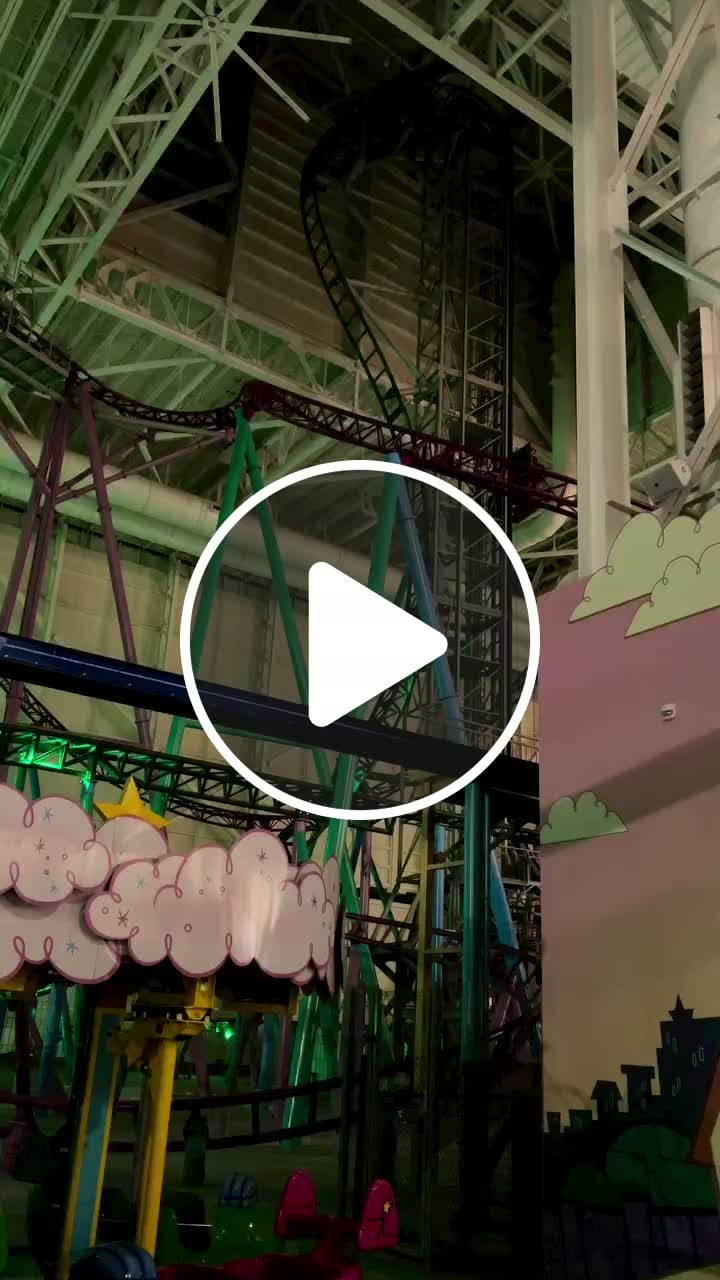 Tallest indoor roller coaster in the US #shellraiser #tmnt # ...