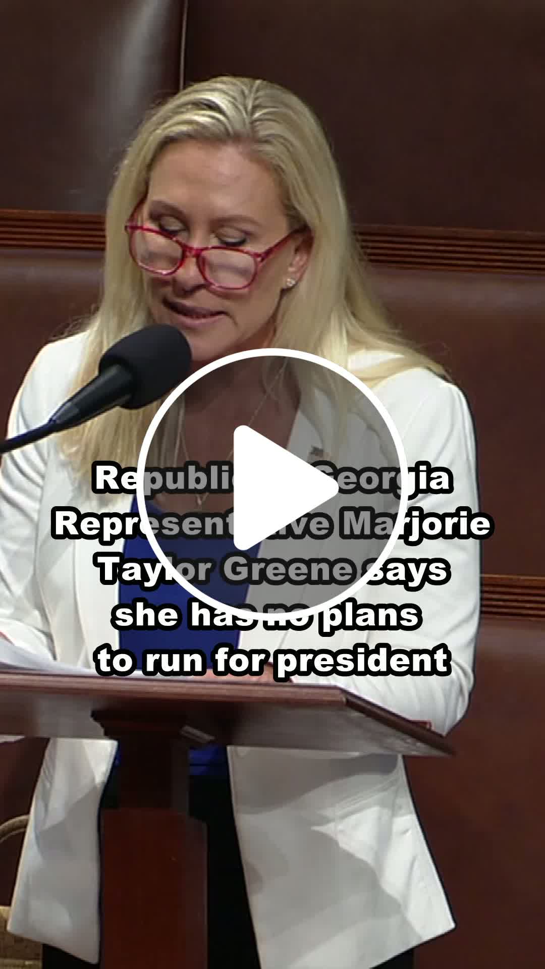 Republican Georgia Representative Marjorie Taylor Greene says she has ...